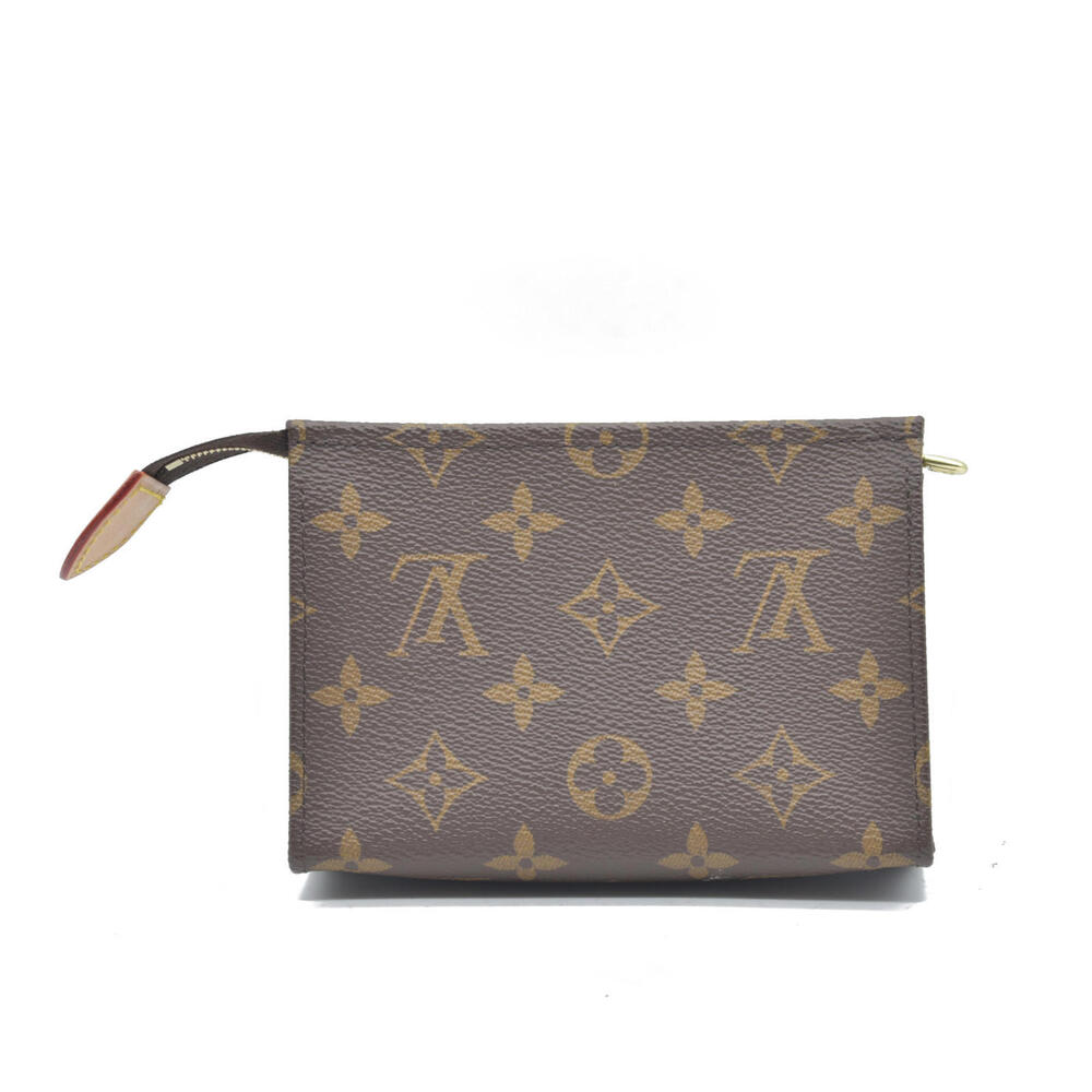 $700 Louis Vuitton  Monogram Toiletry Pouch 15 Fuchsia RFID
